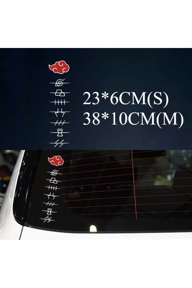 23x6CM(S) CH-HY-A-1PC 1PC JDM Anime Car Stickers Waterproof Auto Door Body Window Rear Windshield Vi