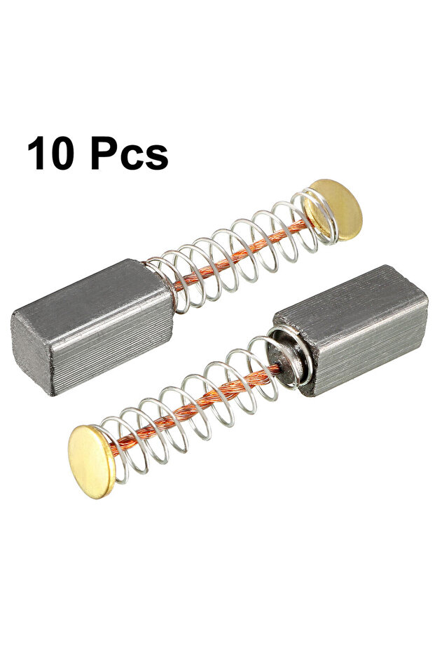 10pcs 10x5x5mm Carbon Brushes For Electric Motor Graphite Brushes Replacement Part Power Tool Acc...
