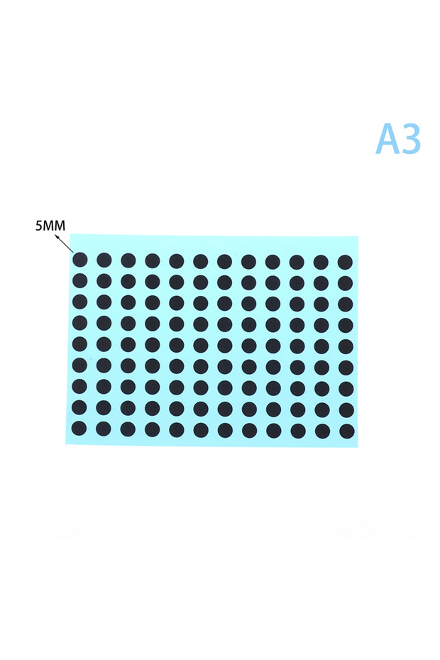 diameter-5mm Diameter 3/4/5/6 MM 4 Sizes Black Conductive Pads Keypad Repair Kit For IR Remote Cont