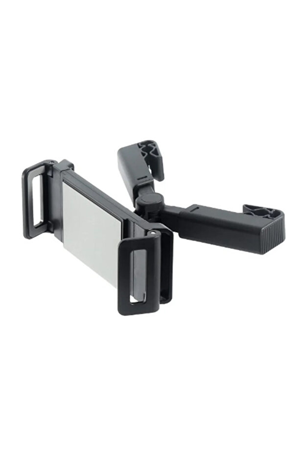 Black Telescopic Car Phone Holder for Rear Row Tablet Holder Anti Shake Tablet Mount Universal Auto