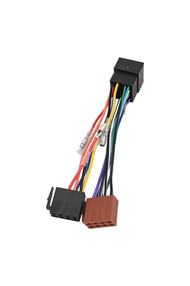 A 16 Pin Car Stereo Radio Harness For ISO To For ISO Radio Socket Auto Adapter Wiring Car Wire Cab.