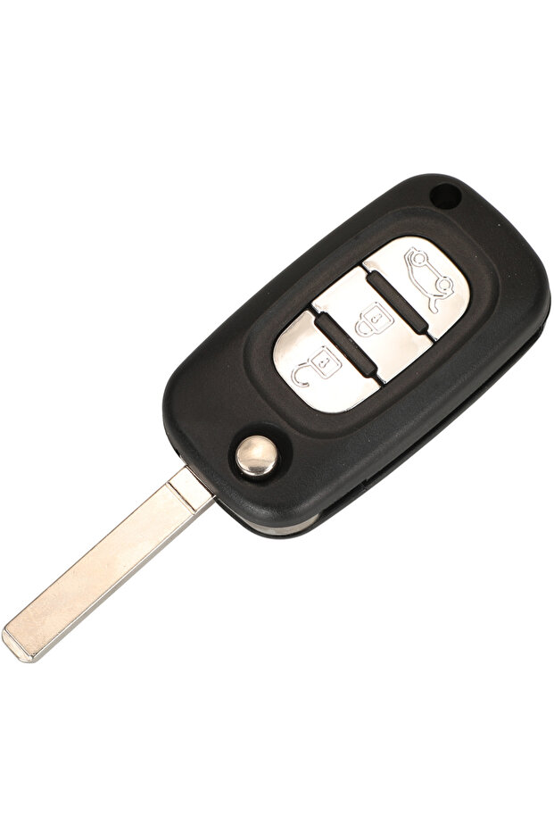 3 buttons jingyuqin 2/3Buttons Filp Folding Car Remote Key Case shell for Renault Master Fluence Cli