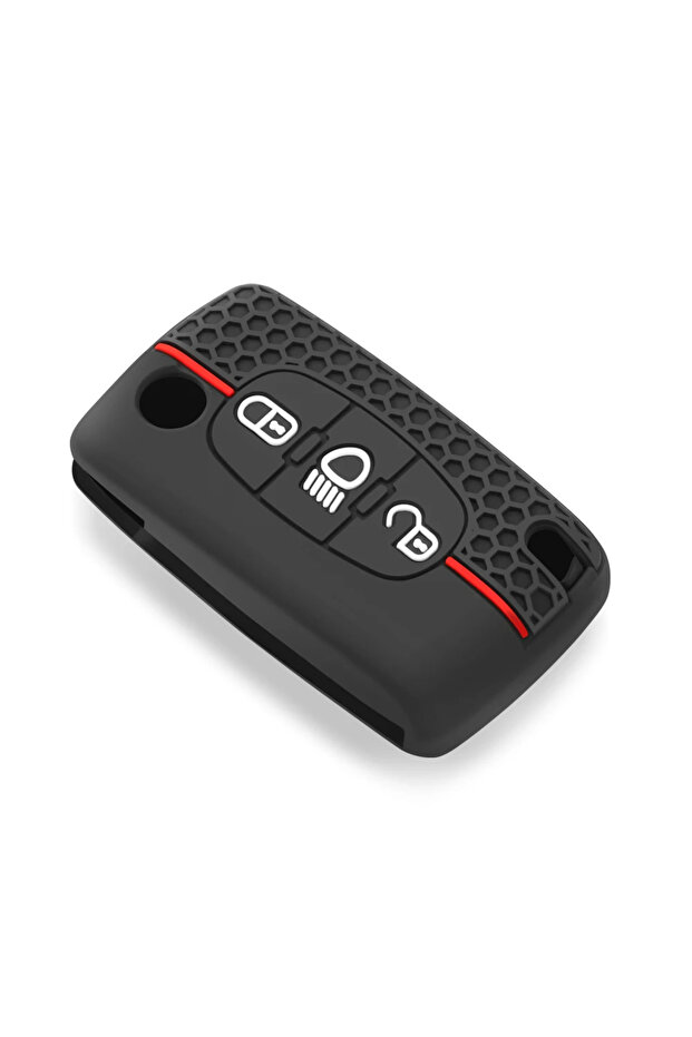 black 3Button Silicone Car Key Cover For Citroen C5 X7 C4 Picasso Cactus Berlingo C3 Xsara C6 C8 C5