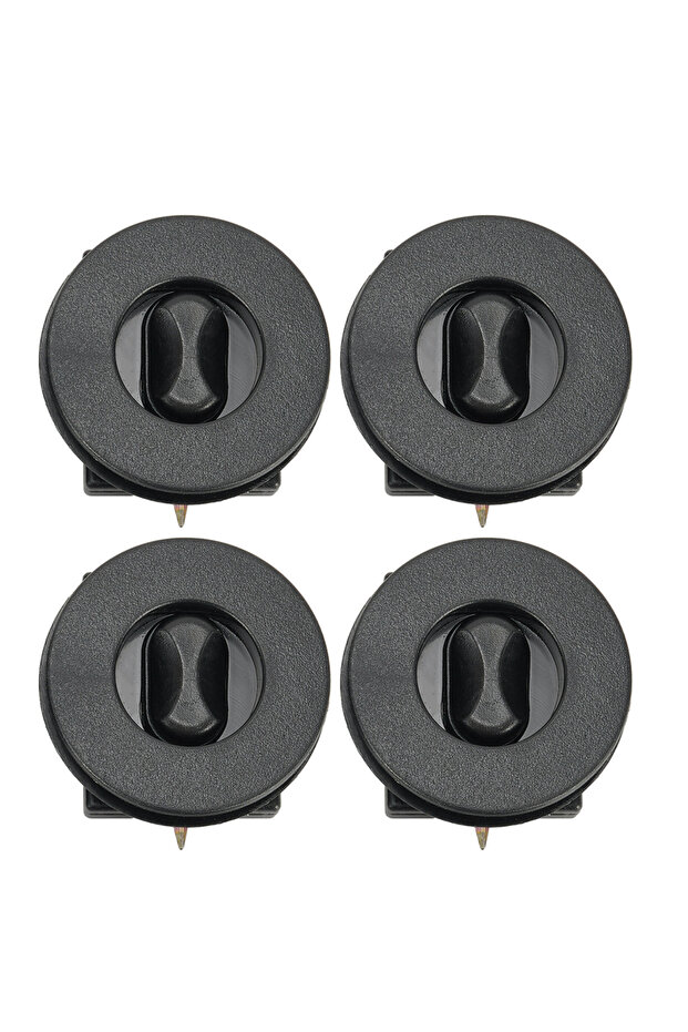 1 4pcs Universal Car Floor Mounting Clamps Carpet Mats Fixing Clips Black Anti-Slip Floor Holders S.