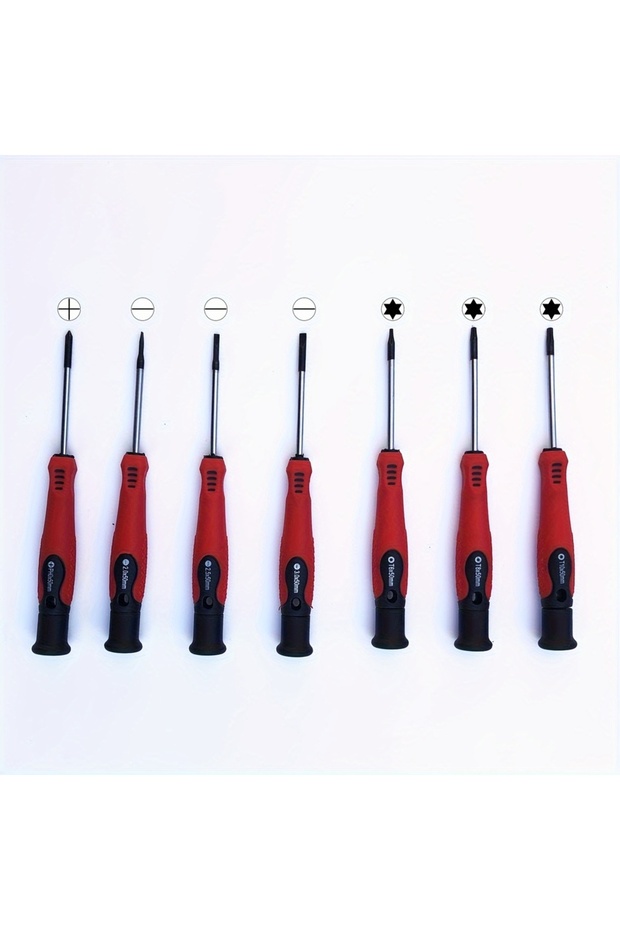 Precision Screwdriver Set of 7, Small Eyeglass Repair Screwdrivers with T6 T8 T10 & Ph0 2.0 2.5 3.0