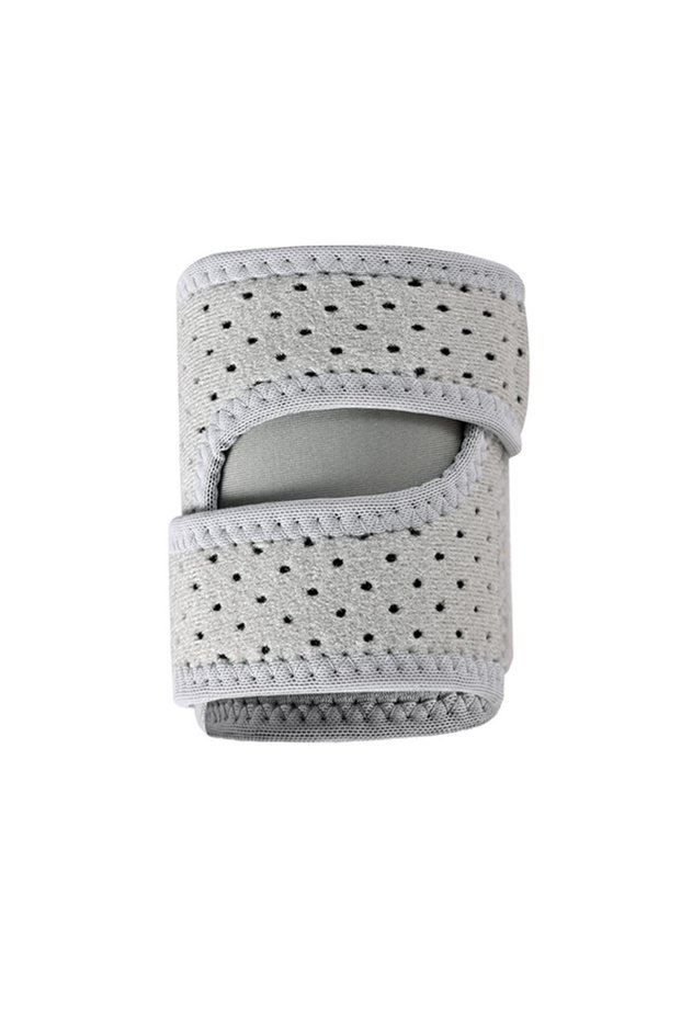 Gray 1PC Pressure Wrist Guard Support Breathable Anti Sprain Hand Wrist Cover Adult Badminton Tennis