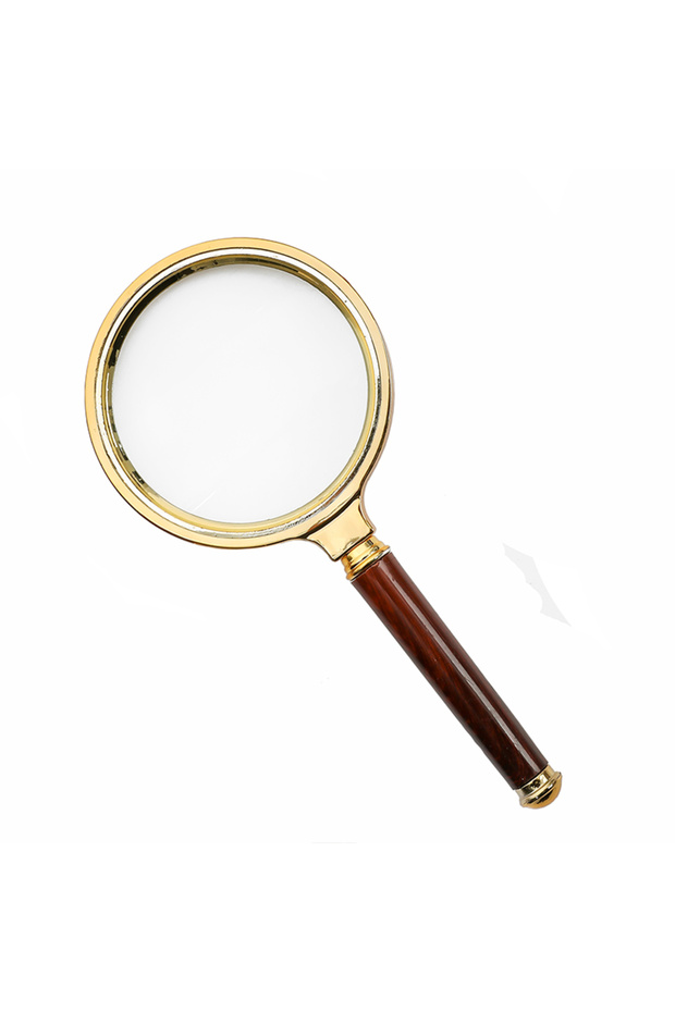 10X 60mm log color Handheld High-Definition Old Magnifying Glass Handheld Children's Magnifying Gla