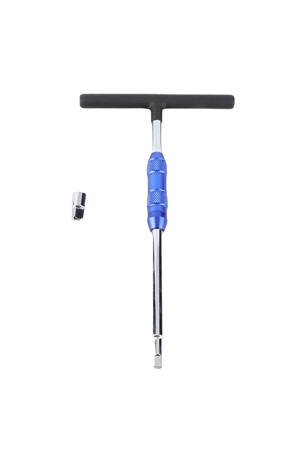 A T Handle Wrench 1/4in Drive T Bar Socket Wrench 40 Chrome Electroplated with 1/4 To 3/8in Adapte.