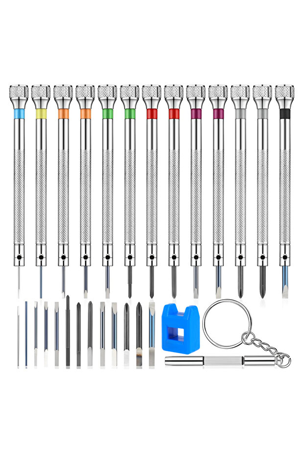 Set A Precision Screwdriver Set 0.6-2.0mm High Hardness Steel Micro Cross Screwdriver Kit for Watch
