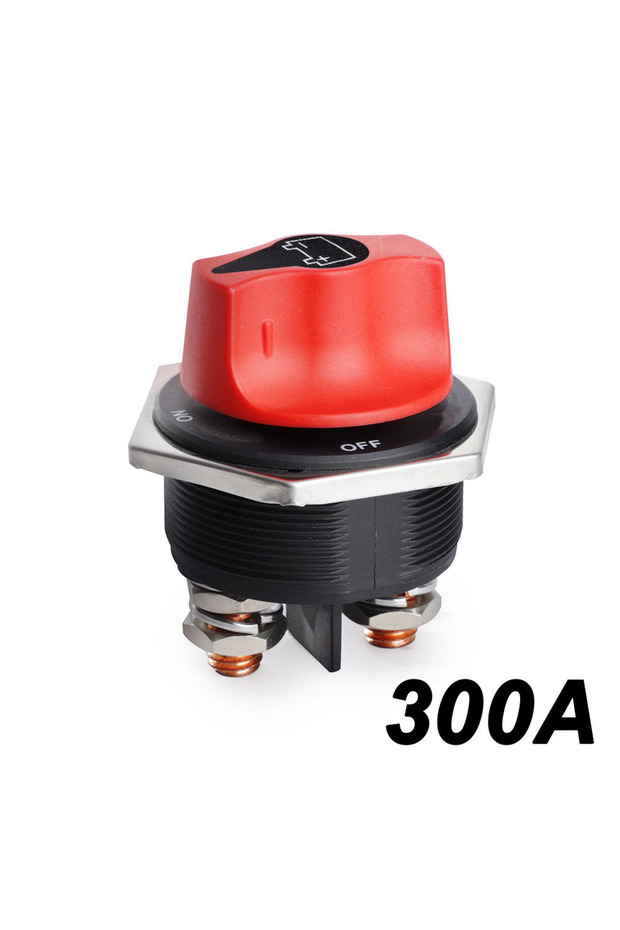 300A DC 12V 50A 100A 200A 300A Car Rally Battery Switch Disconnecter Power Isolator Cut Off Switch K