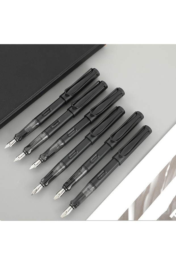 0.7mm-2.9mm black 6pcs/Set Flat Tip Calligraphy Pens Art Parallel Writing Set Tibetan Arabic Fountai