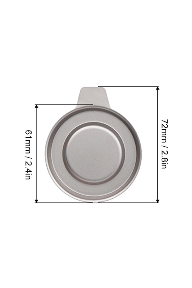 set 1 TOMSHOO Titanium Alcohol Stove with Lid Foldable Legs and Pot Supports for Camping Hiking Back