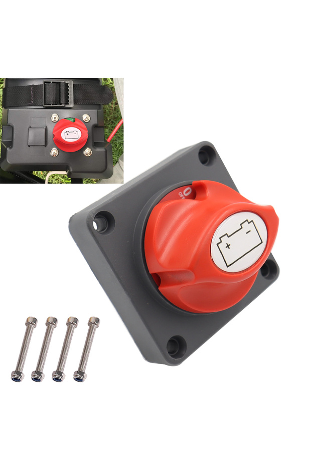 CP-0076 12V-48V Battery Cut Shut Off Switch Heavy Duty Battery Isolator Switch, 275/1250 Amps for M