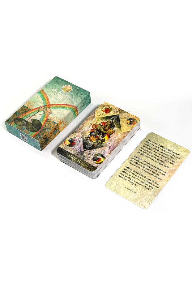 XJW37 The Faceted Garden Oracle Second Edition Oracle Deck Divination Inspired By The Symbolism