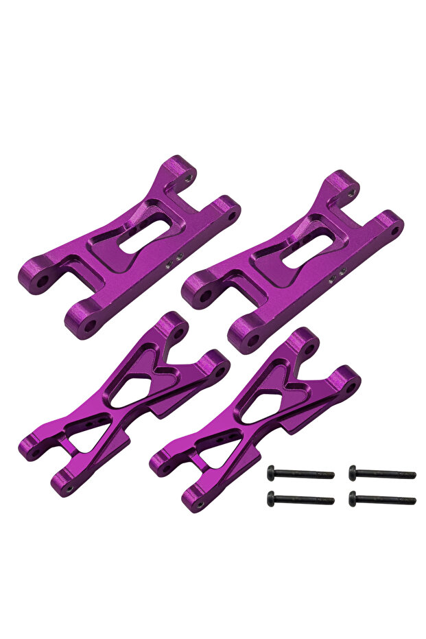 purple Front Rear Suspension Arms Set Meta Aluminum For Losi Micro B And Losi Micro T Upgrades Parts