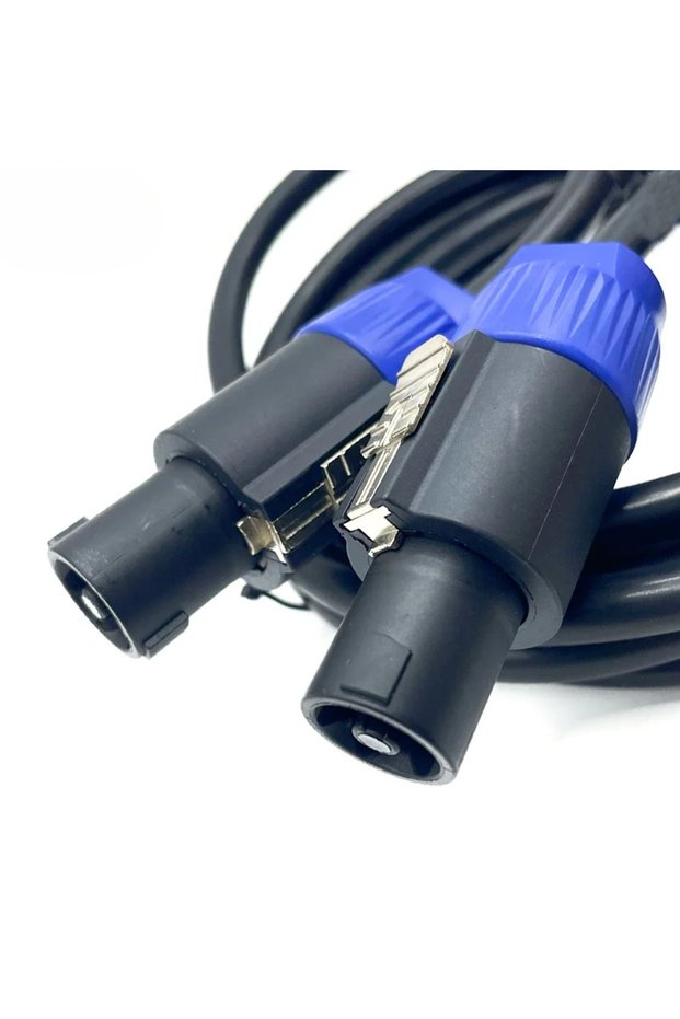 2M A Speakon Male to Male Speaker Cable 12AWG Pro Grade - Twist Lock Connectors, DJ/PA Systems, 1M/2