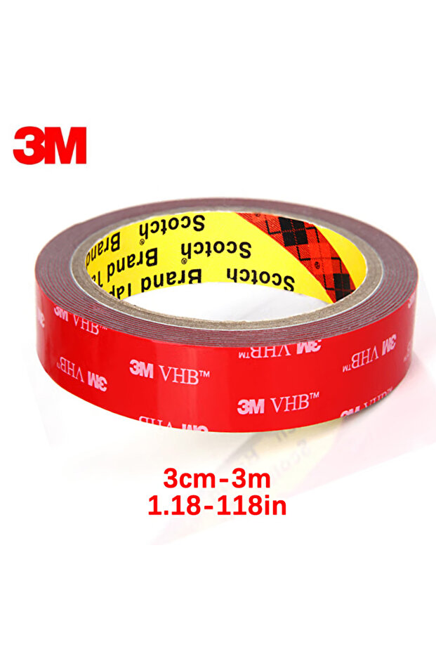 3M 3cm-3m 1.18-118in 3M double-sided adhesive stickers strong adhesive sponge tape car car VHB water