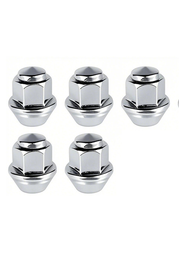 5 pieces 5/20Pcs Wheel Nuts For Ford Wheels M12x1.5 19mm Hex Wheel Nuts 60 Degree Taper Carbon Steel