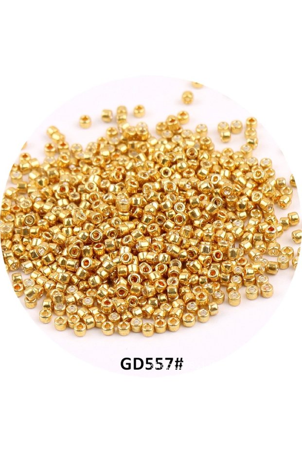 2mm 720pcs 10g GD557 Gold04 720pcs2mm high-quality metal antique antique Dong bead DIY handmade embr