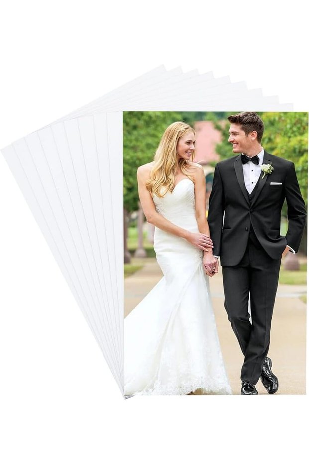 AECH09-05349 10Pcs Sublimation Metal Photo Blanks 5.9 x 3.9'' 0.5mm Thick Aluminum Picture Sign Plat