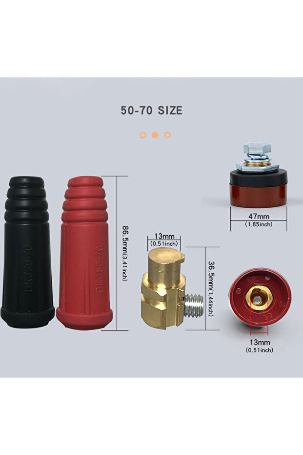 50-70 4 قطع DKJ35-50 وصلة سريعة لماكينة اللحام TIG DKZ35-50 مقبس توصيل لوحة كابل اللحام TIG DKZ35-50