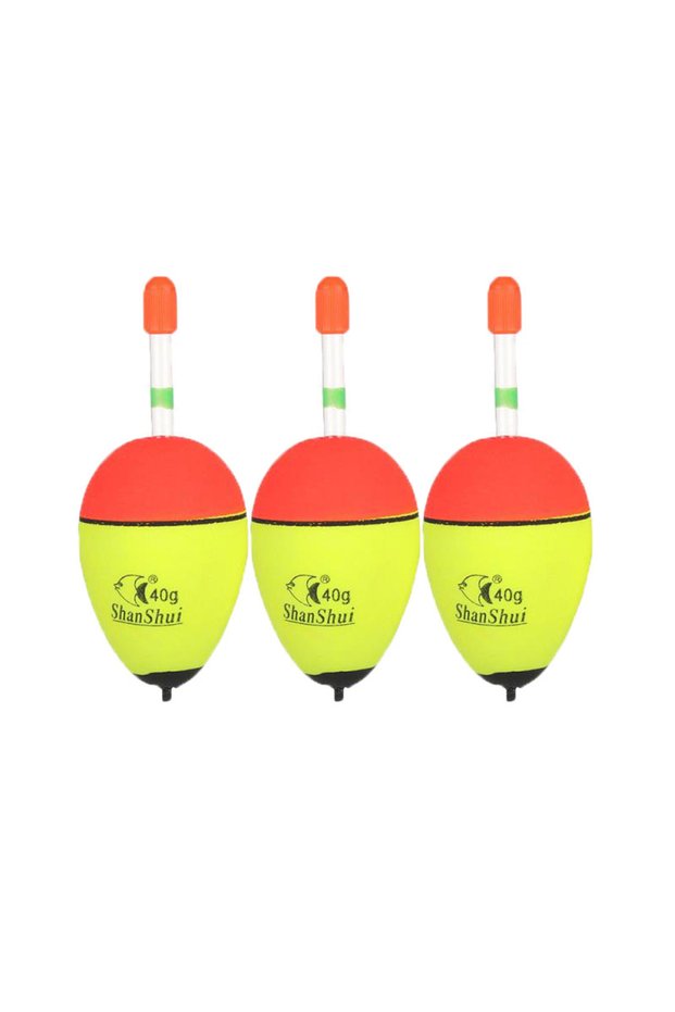 3pcs-40g 3/6/9pcs EVA Luminous Fishing Night Float Light Stick Foam Plastic Bobber Sea Rk Fishing St