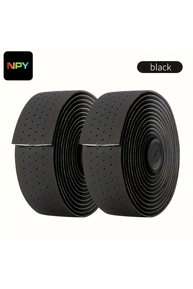 PU-BD-black NPY Bicycle Handlebar Tape EVA High Elastic Bike Bar Tape Breathable Shock Absorption Ta