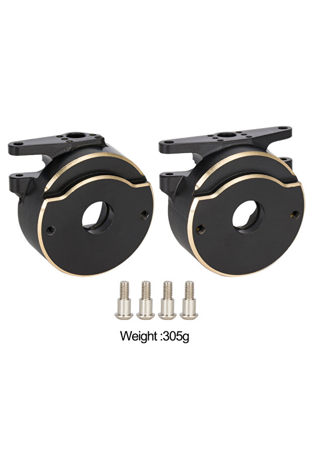 Steering Knuckles Machined Brass Steering Knuckle and Rear Axle Tube Cap Weights for Vanquish H10 Op
