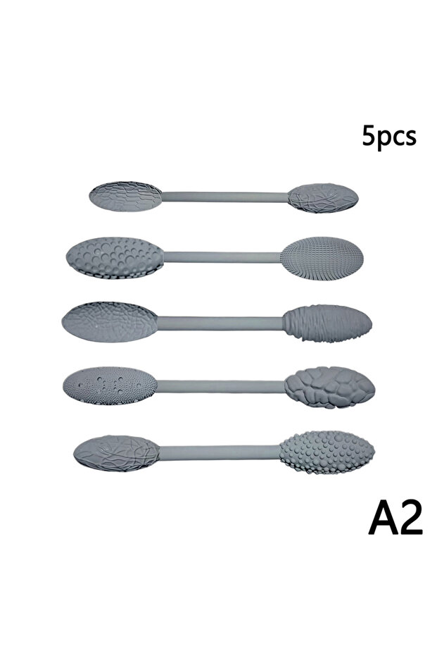 مجموعة أدوات A2 لتشكيل الطين، تتضمن بكرات لتشكيل أنماط الطين، وأدوات لفّ النقش، وأدوات تشكيل النقش، وأدوات تشكيل المربعات. - 1