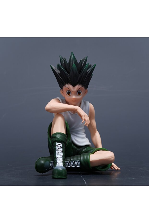 A 11cm/4.33in Anime Hunter Hunter Figure Gon Freecss Killua Zoldyck Action Figures Pvc Statue