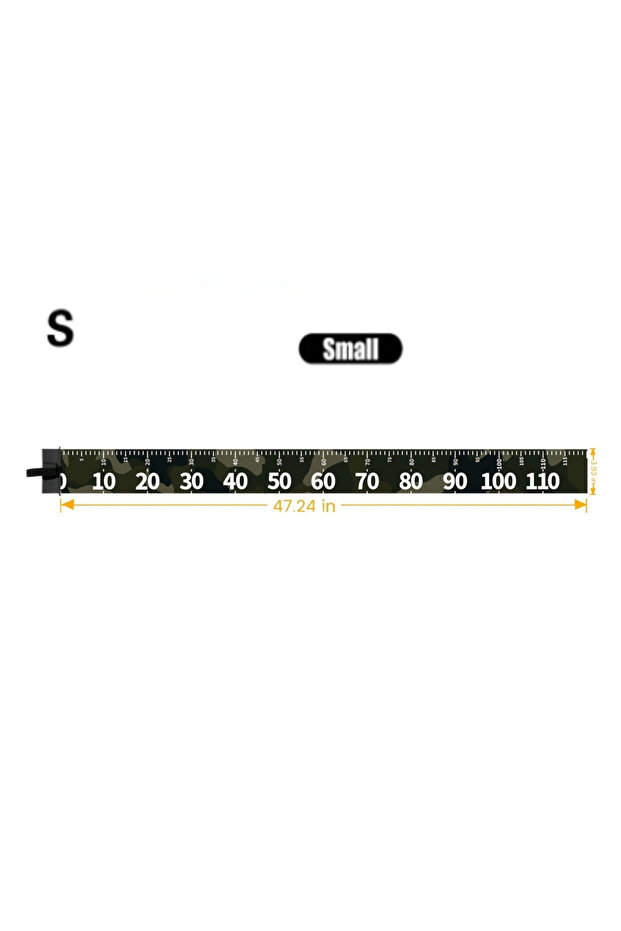 DY16 Fish Ruler Durable PVC Foldable Waterpro Of Measuring Tape Width 10cm-3.94in Essential Outdoor