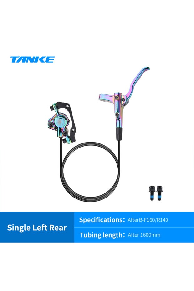 Colorful Left Rear TANKE MT200 Bike Hydraulic Disc Brake MTB Brake BL BR 800/1600mm Bicycle Brake 2