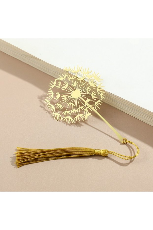 gold-B 1pcs Chinese Style Handmade Book Mark Flower Bookmarks Reading Marker for Book Lover Gifts fo