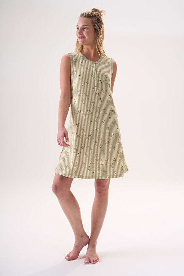 Bamboo Sleeveless Summer Women's Dress 26102