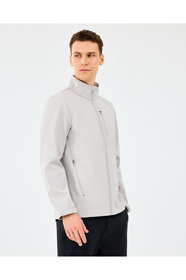 M Softshell Basic Erkek Ceket S2520132-1657 LightGray - 2