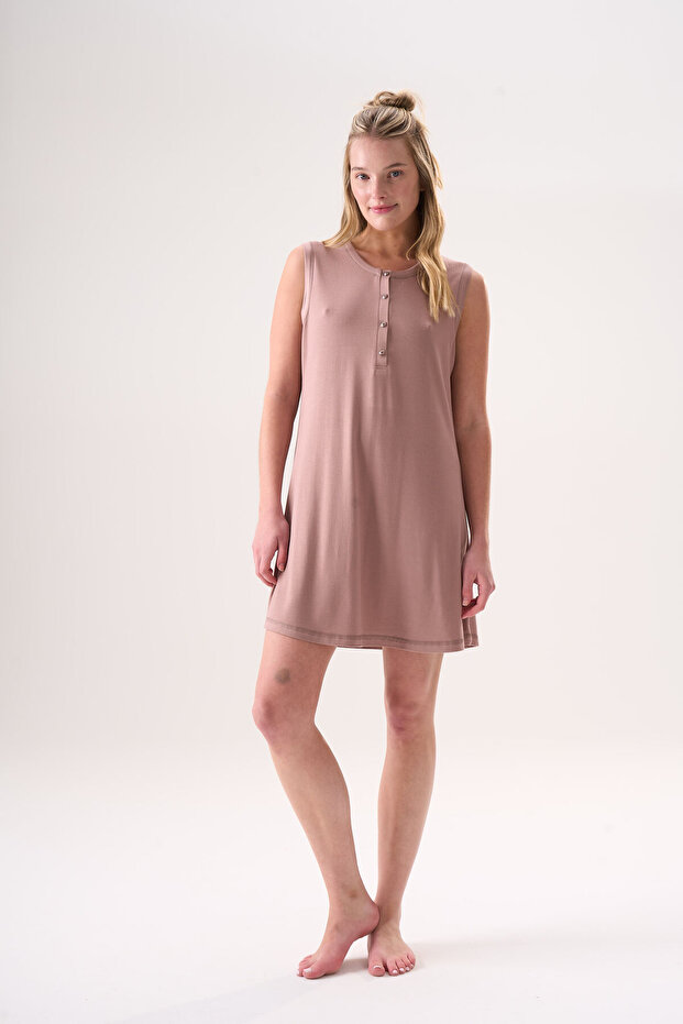 Bamboo Sleeveless Summer Women's Dress 26106
