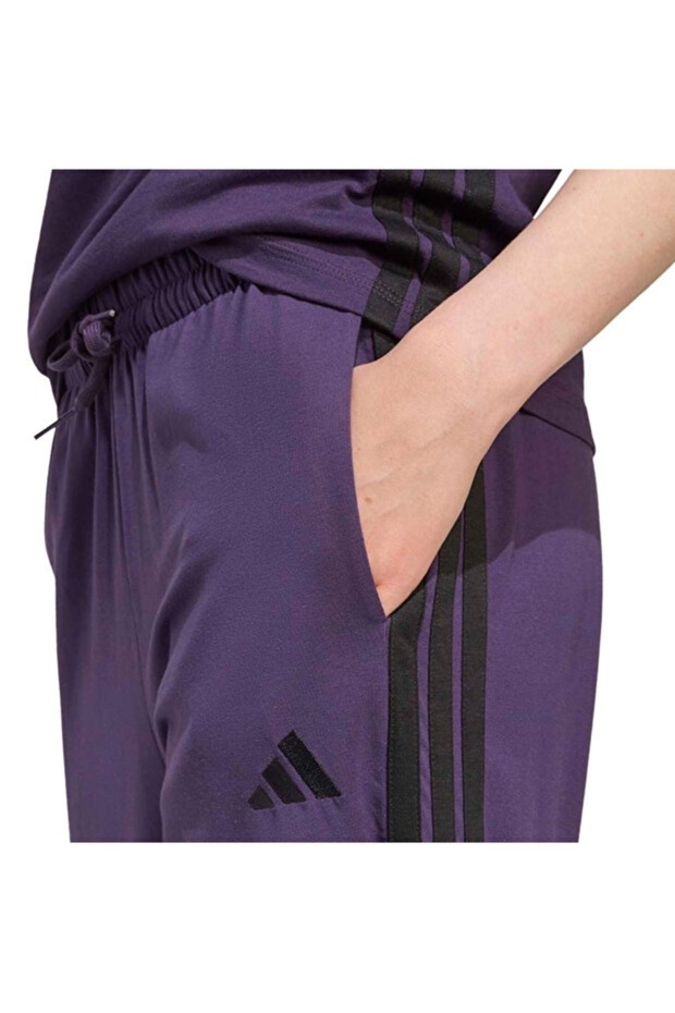 W 3S Sj Jogger Kadın Eşofman Alt Jx7591 AURPLU/BLACK - 5