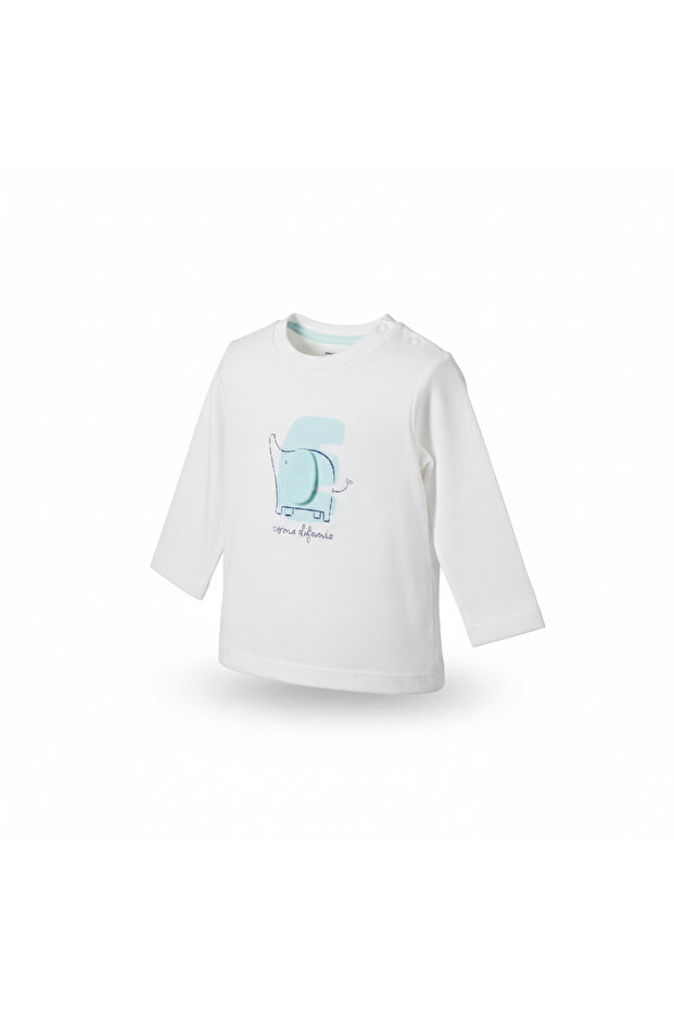 Round collar blouse - 1