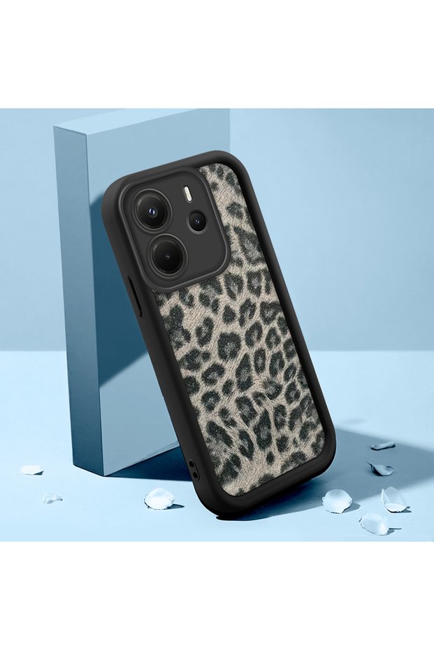 Redmi Note 14 Compatible, Stylish Tiger Patterned, Silicone Phone Case