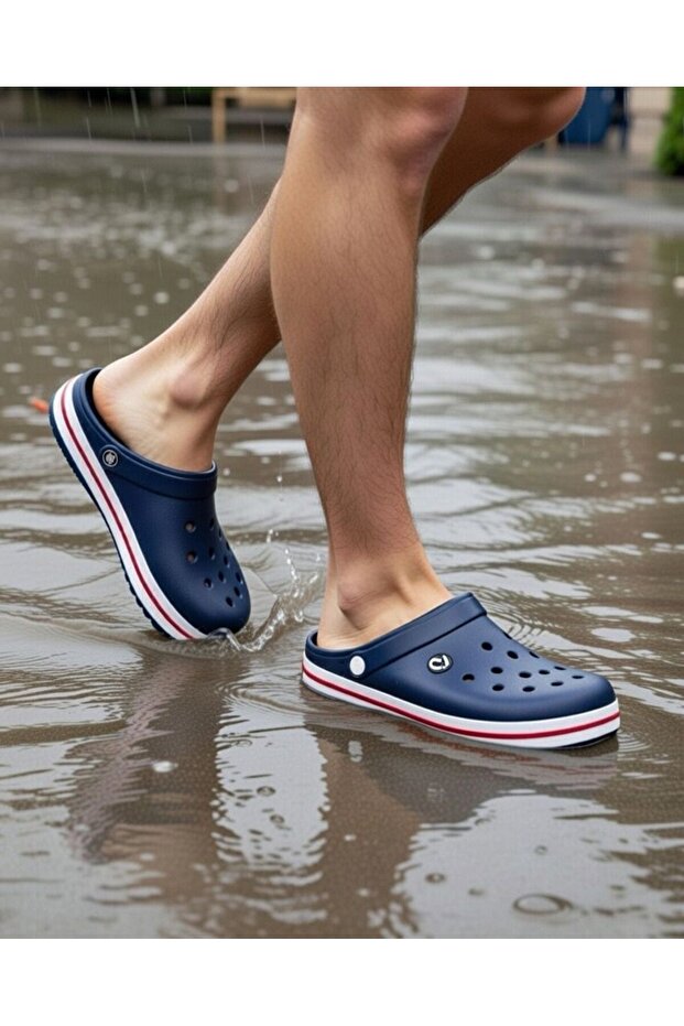 Fully Orthopedic Slippers & Sandals, Navy Blue, Daily Wear for Doctors, Nurses, and Chefs