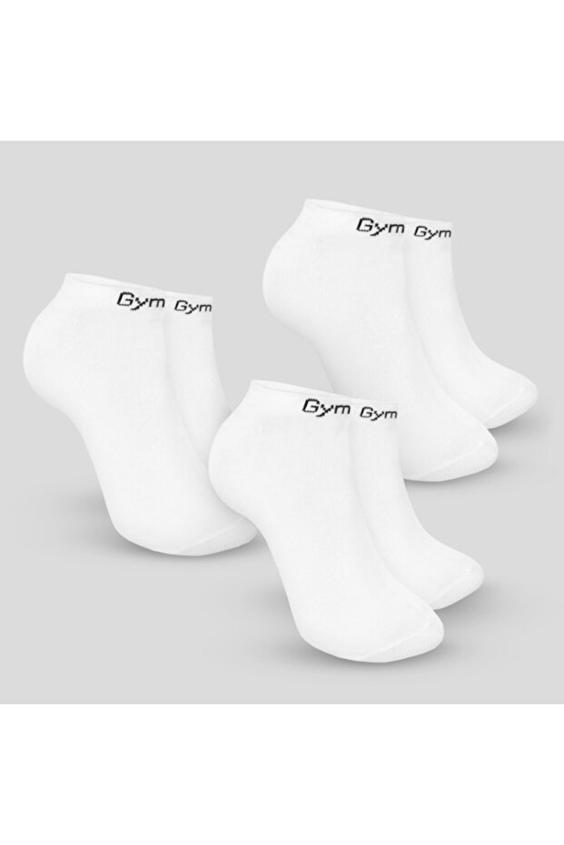 Ankle Socks 3Pack White - 1