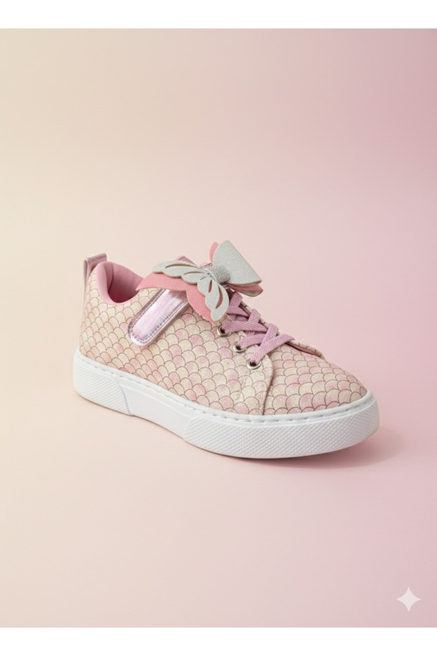 Mermaid Patterned Orthopedic Girls' Sports Shoes
