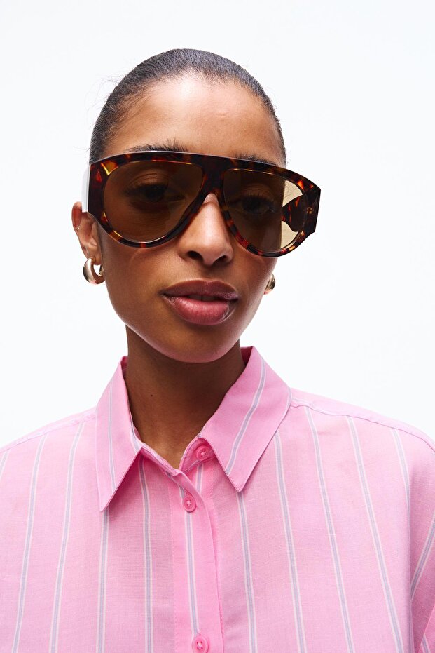 Oversize akıcı gömlek - 3