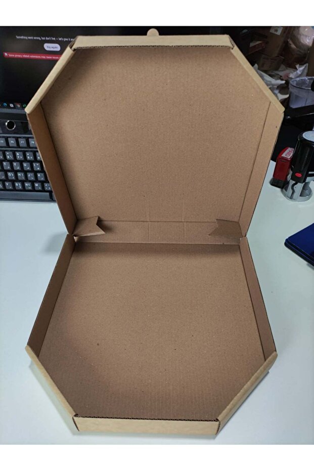 Kraft Pizza Box Brown Medium Pizza Box 28x28x4 cm