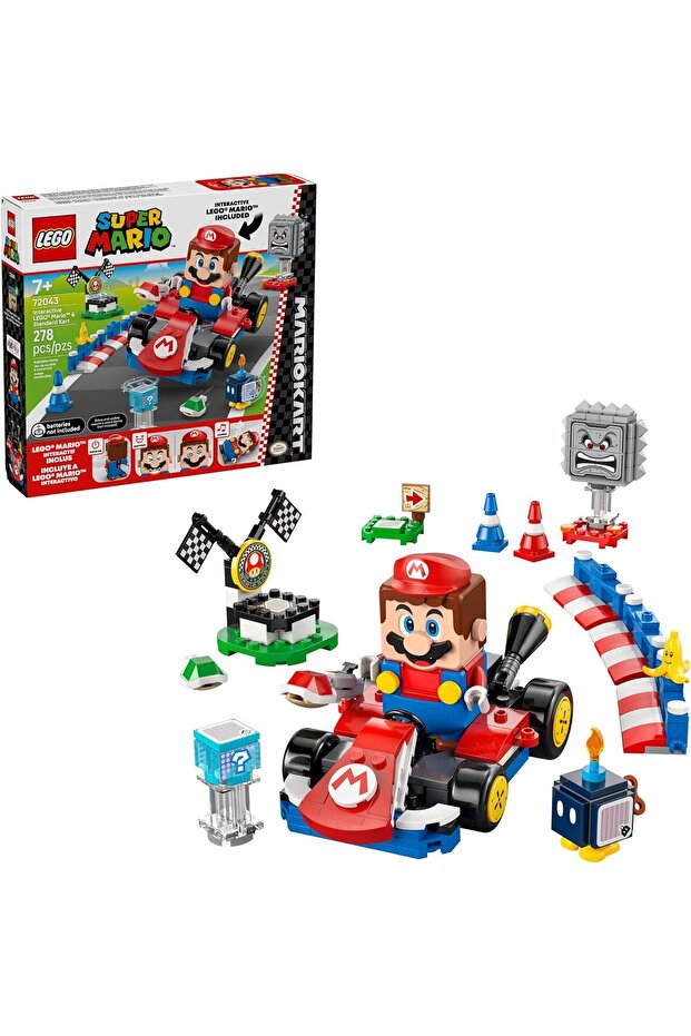 Super Mario - Mario Kart - Interactive Mario & Standard Kart 72043 (Ages 7+)
