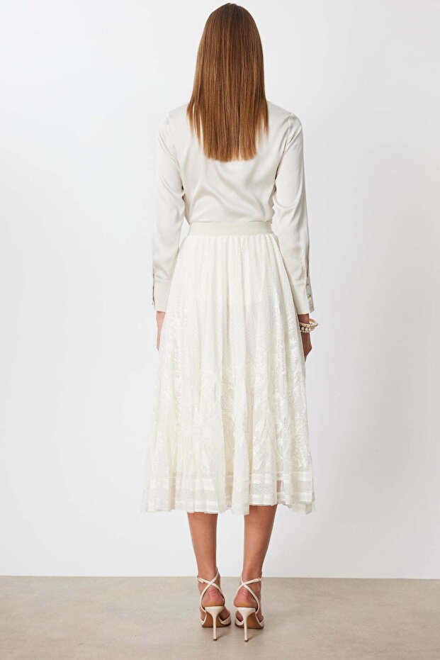 Dantelli Midi Boy Etek - 5