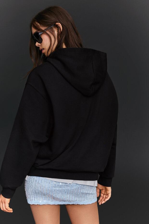 Jennie Ruby kapüşonlu baskılı sweatshirt - 2