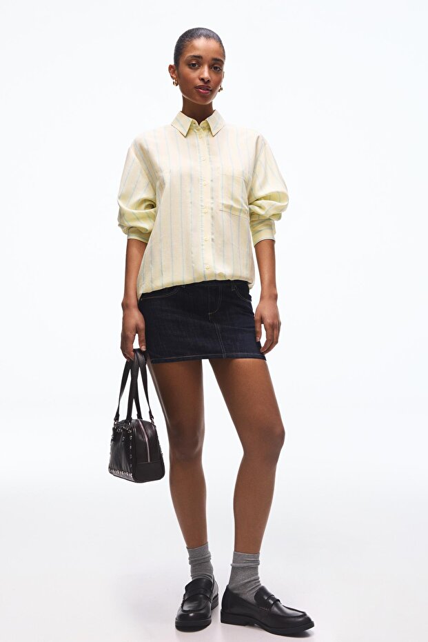 Oversize akıcı gömlek - 4