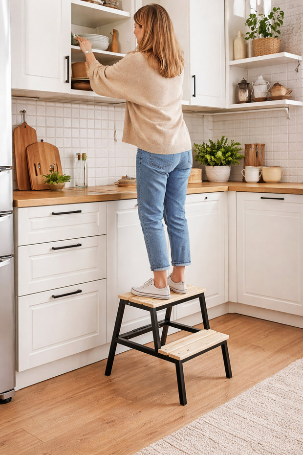 Basamaklı Metal Tabure - 3