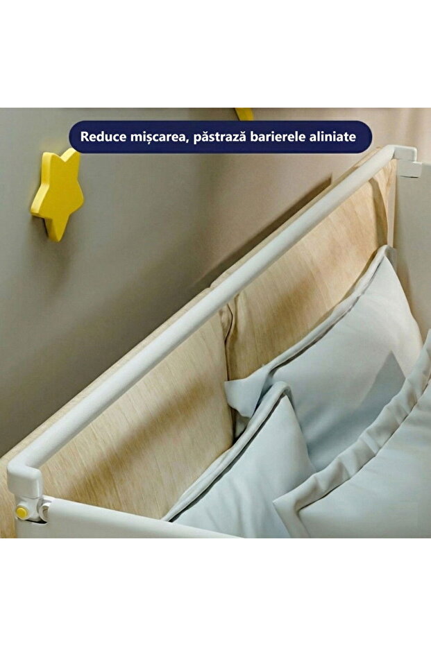 Stabilizer bar for Basic Empria bed protector set, metal stabilizer, 200 cm - 6